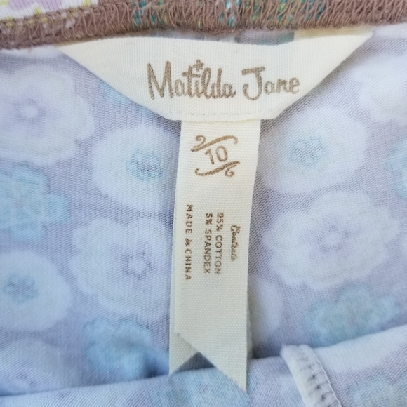 MATILDA JANE Boutique Motif Leggings Ruffle Sz 10 - Picture 8 of 8